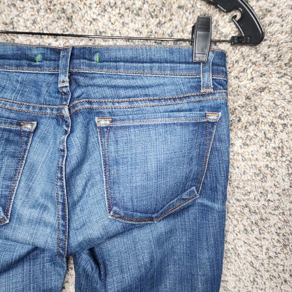 J Brand Skinny Jeans Womens 26 Denim Blue 5 Pocket Zip Casual Cotton Blend - Picture 7 of 11